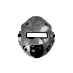 Laserová kozmická pištoľ s maskou